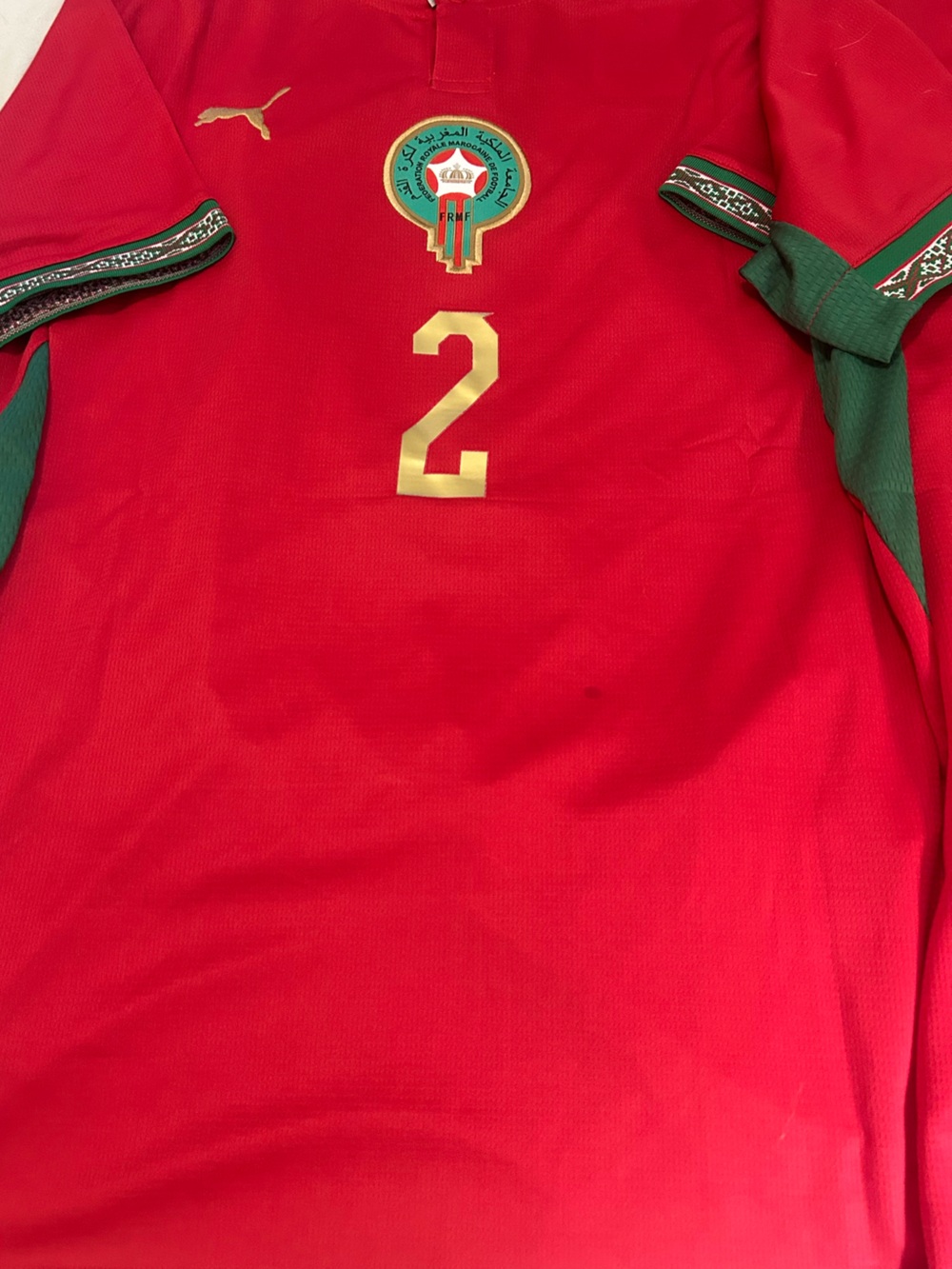Puma MOROCCO National Team ACHRAF HAKIMI SOCCER JERSEY Sz M.L,XL,2X  NEW w TAGS - Picture 5 of 7